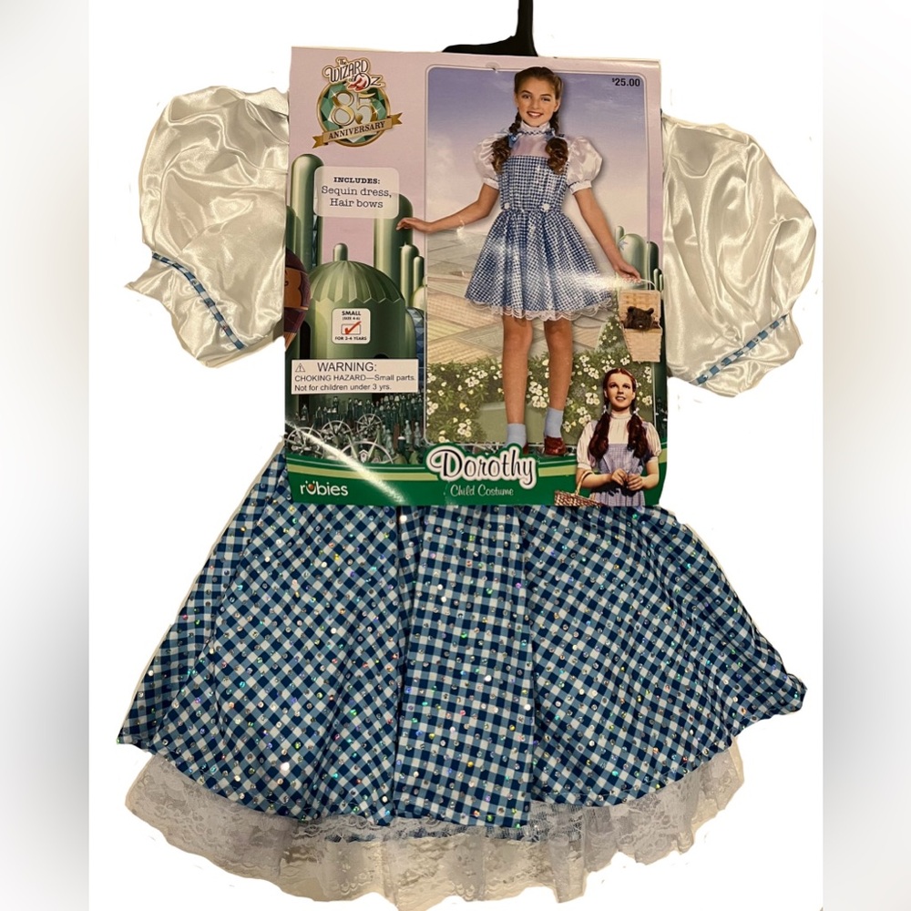 Dorothy Wizard of Oz Costume size S(4-6)